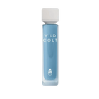 Assaf Wild Colt perfume bottle in slim blue glass with a square white cap.