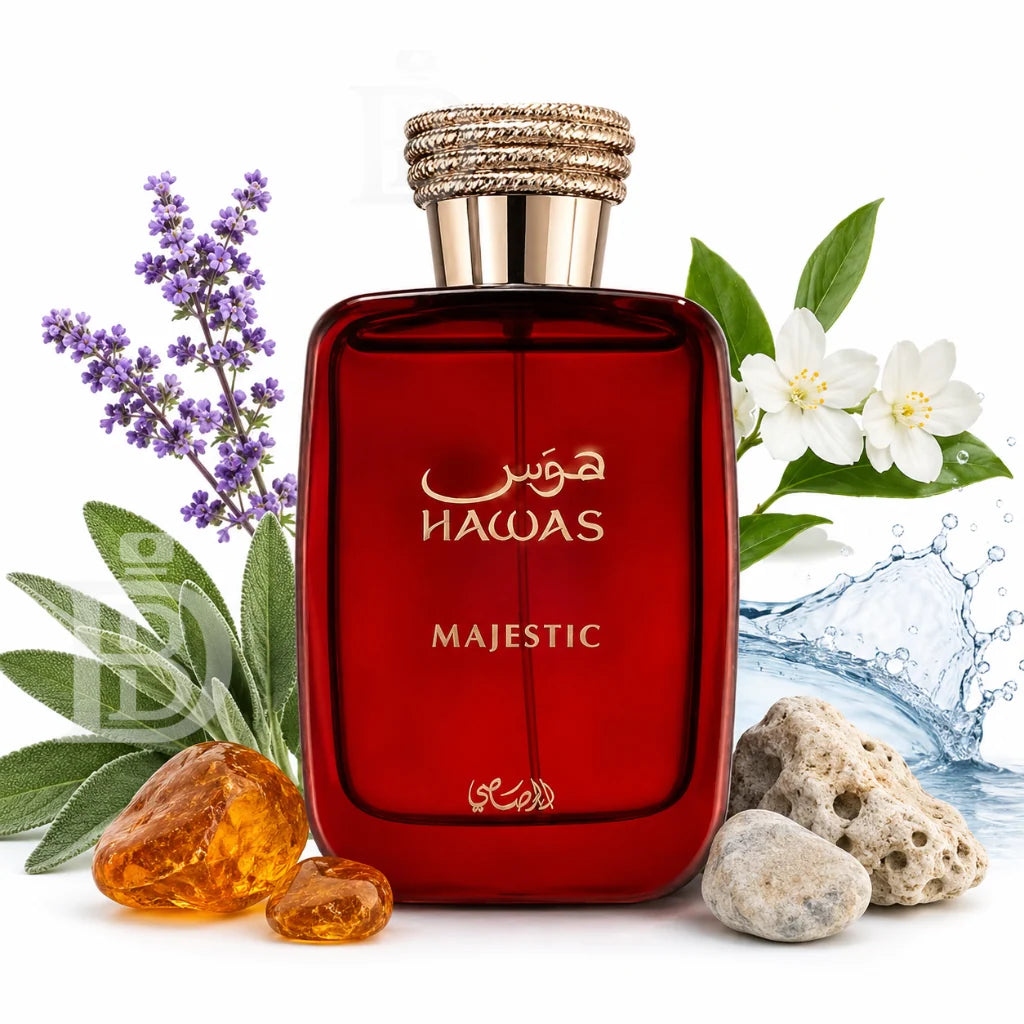 Rasasi Hawas Majestic 100ml aromatic woody unisex fragrance